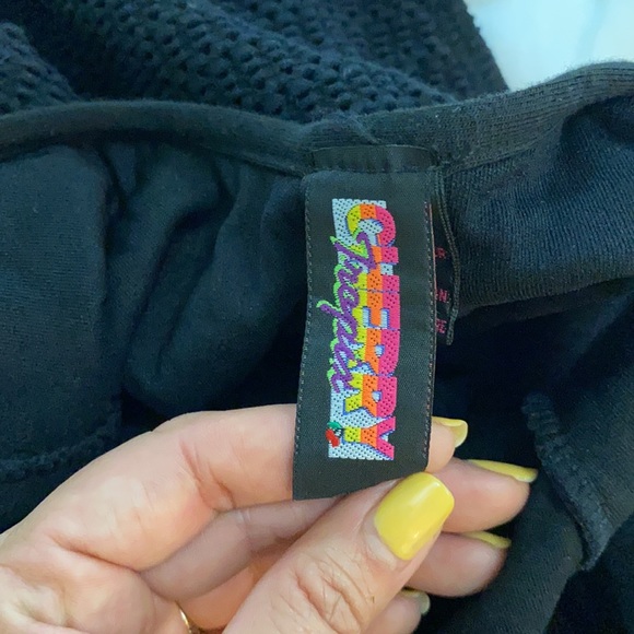 VINTAGE: Cherry Tropix Black High Cut Swimsuit - Picture 6 of 8